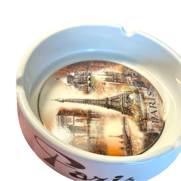 Dessapt Editions Paris Ashtray Trinket Dish Eiffel Tower & Monuments Souvenir - Picture 8 of 12